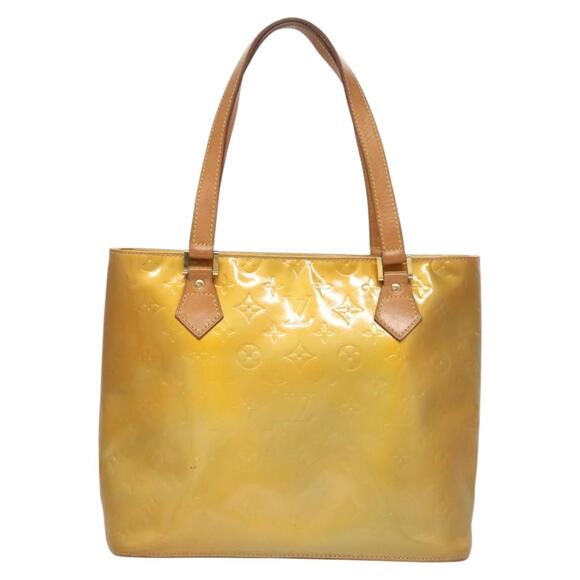 LOUIS VUITTON Monogram Vernis Houston Hand Bag Gris M91053 - Picture 2 of 13